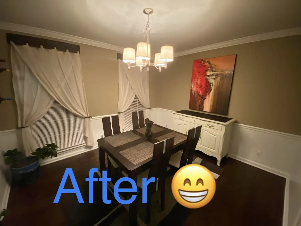 Professional dining room restoration after water damage in Smithfield