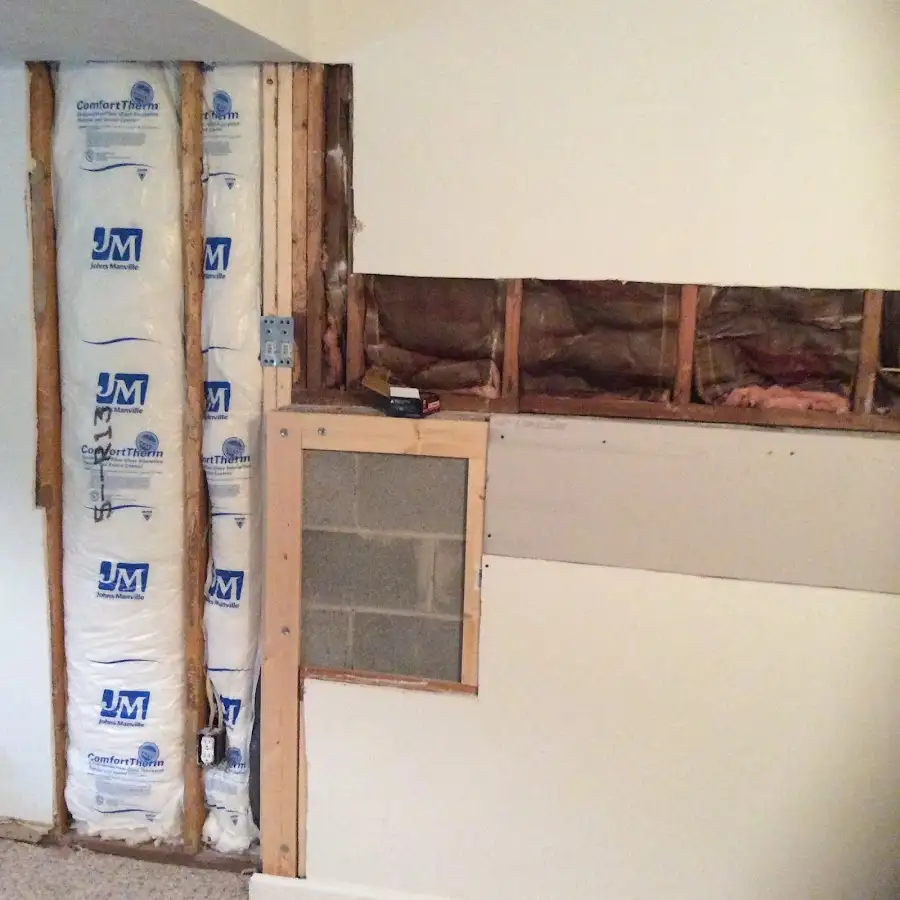 Wall insulation replacement during Odor Removal & Deodorization in Smithfield